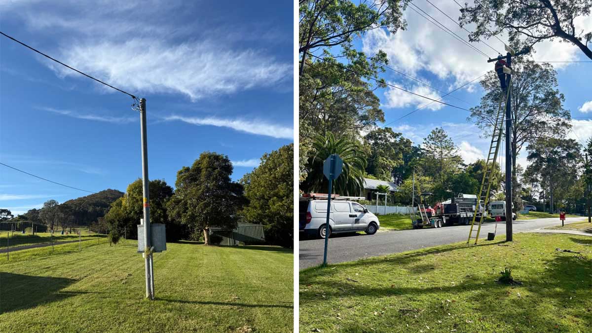 power pole service