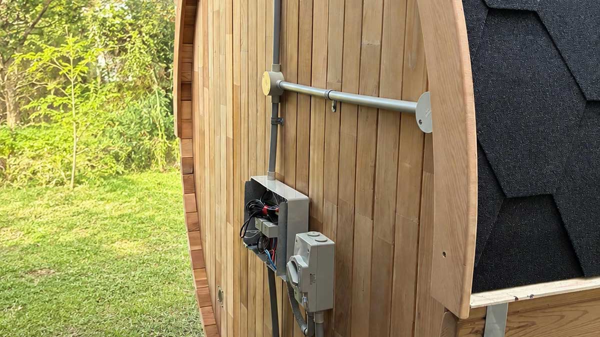 sauna electrical connections